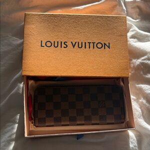 Louis Vuitton Brown Checkered Wallet